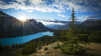 دریاچه-خورشید-کوهستان-طبیعت-منظره